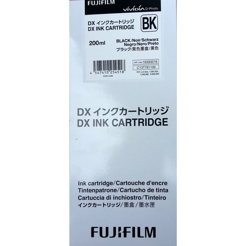 Cartridge BLACK Fuji Frontier-S DX100 200 ml