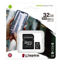 Karta SD micro 32 GB Kingston UHS-I 100MB/s + adapter