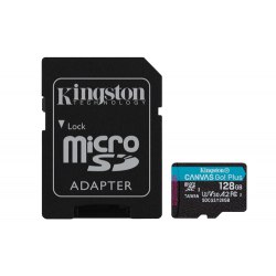 Karta SD micro 128 GB Kingston Canvas Select Plus UHS-I + adapter