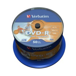 DVD-R VERBATIM AZO Printable 50 Cake