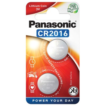 Panasonic Battery CR2016 2 pcs