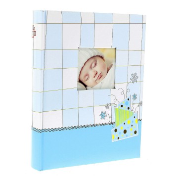 Album KD46200 Baby Checker 1 10x15 cm 200 zdj. szyty z miejscem na opis
