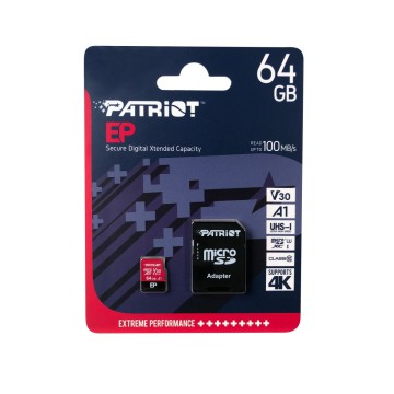 SD Micro z adapt 64  GB Patriot UHS-I V30