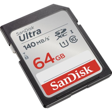 Card SD 64 GB Sandisk Ultra 140 MB/s