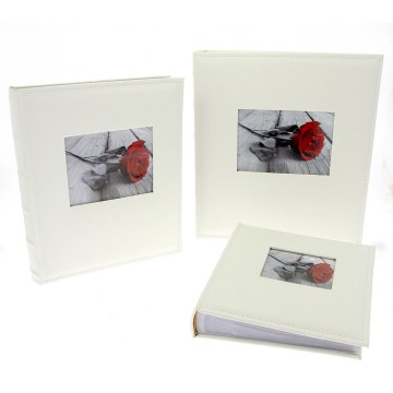 Hama Jumbo Album Fine Art, 30 x 30 cm, 100 White Pages, Black, Paper