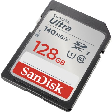 Card SD 128 GB Sandisk Ultra 140MB/s UHS-I Class 10