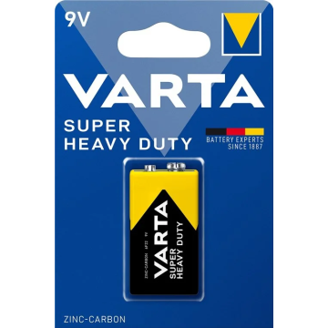 Bateria Varta 6F22 Super Heavy Duty