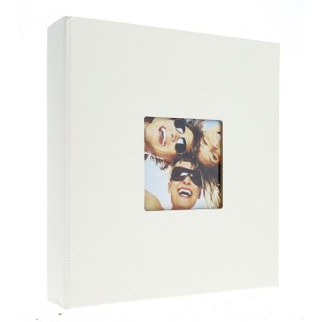 Photo album DRS50 Basic White 100 pages, magnetic foil