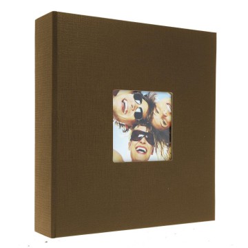 Photo album DRS50 Basic Brown 100 pages, magnetic foil