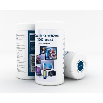 Gembird Wet cleaning wipes (100 pcs)