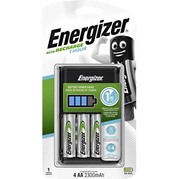 Charger Energizer 1 Hour +4 accu X 2300