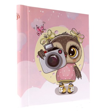 Album DRS20 Camera Owl Pink 40 str. folia magnetyczna