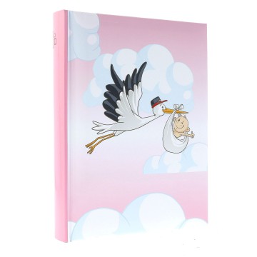 Photo album B46200 Stork Pink - sewed, with description