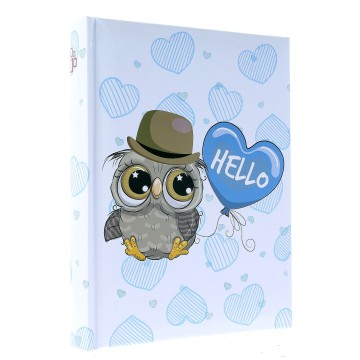 Album B46200 Hello Owl Blue 10 x 15 cm 200 zdj szyty z miejscem na opis