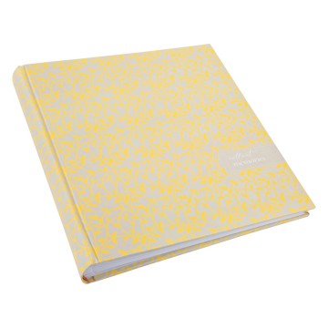 Photo album Goldbuch 31051 Florentine yellow 100 white parchment pages