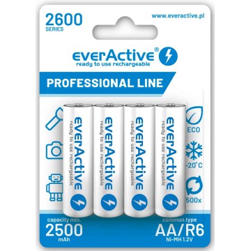 Accu everActive R- 6 - 2600 mAh 4 pcs