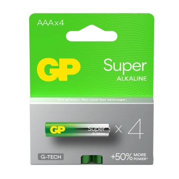 Battery GP LR-03 Super Alkaline G-TECH 4 pcs