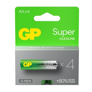 Battery LR-6 GP Super Alkaline G-TECH 4 pcs